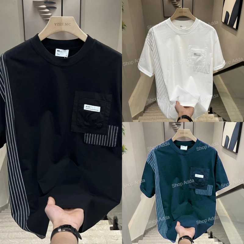 Droup Shoulder 3 pcs T-Shirt For Men - Image 1