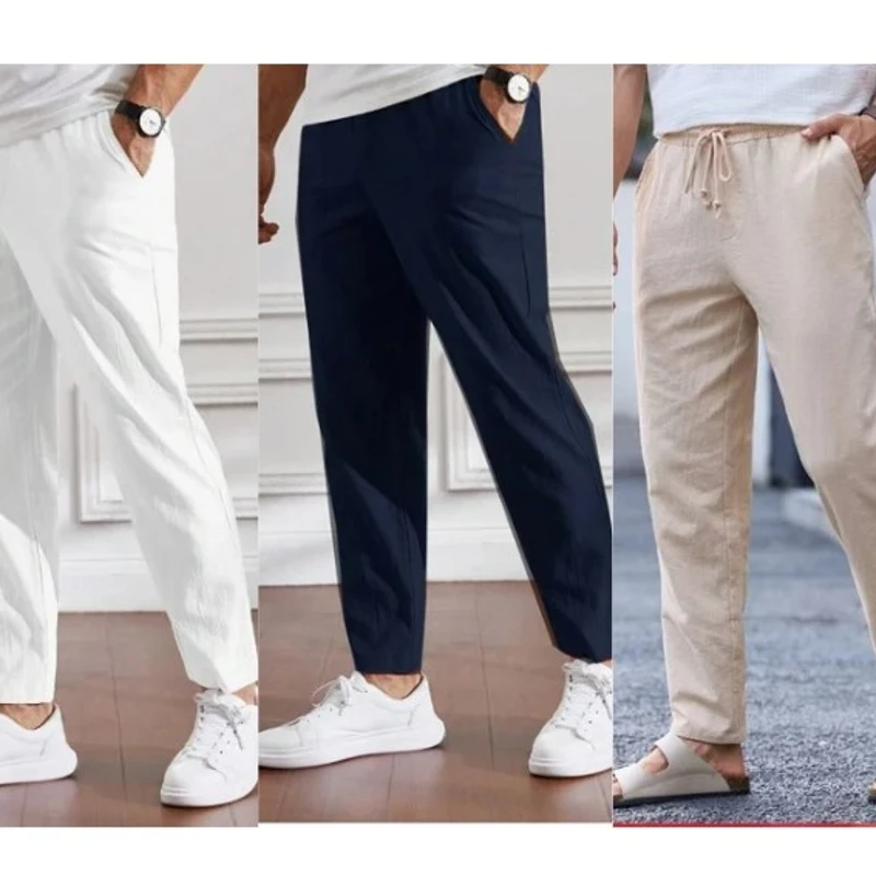 (3 Pcs Combo) Remi Cotton Trouser for Men
