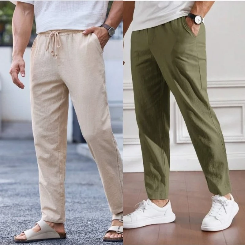 (2 Pcs Combo) Remi Cotton Trouser for Men
