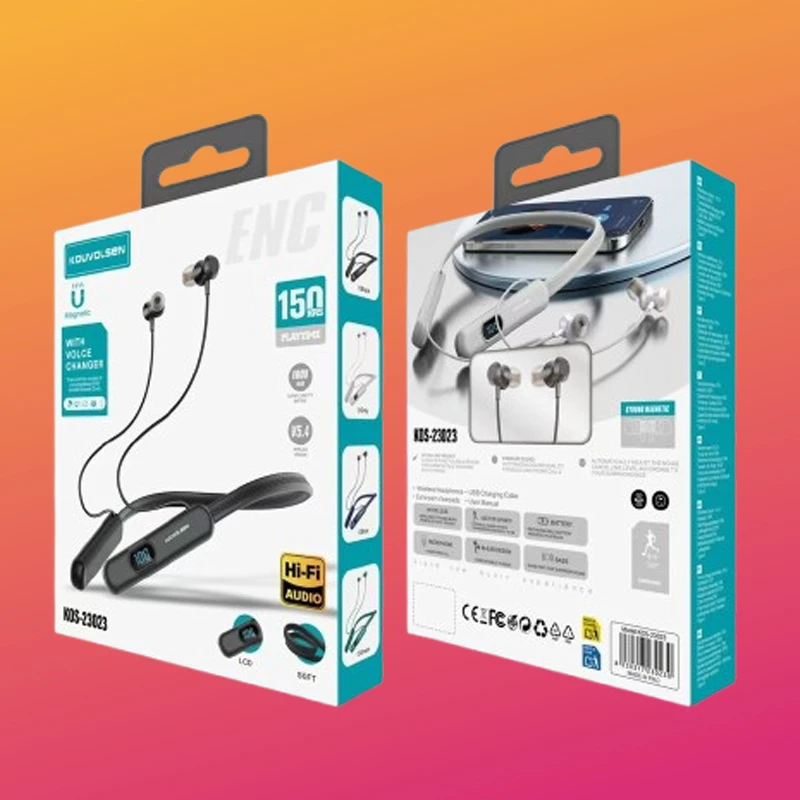 150 Hours Neckband Wireless Earphones | KOS 23023 - Image 9