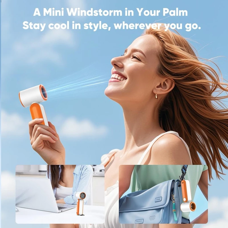Mini Rechargeable Handheld Cooling Fan