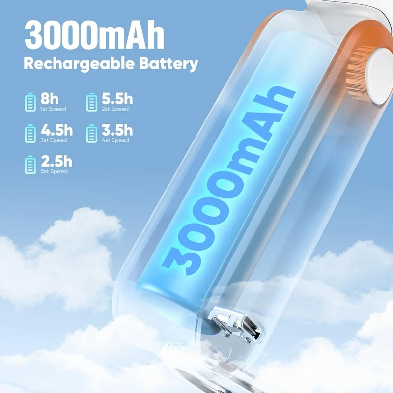 Mini Rechargeable Handheld Cooling Fan - Image 3