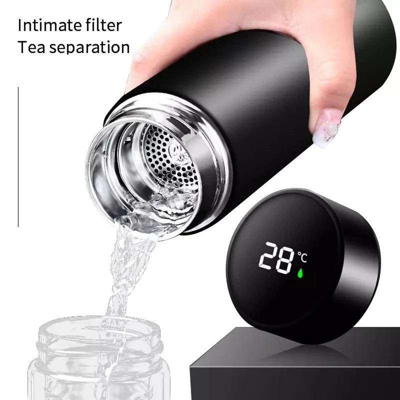 Smart Thermos Flask with Led Temperature Display In Touch