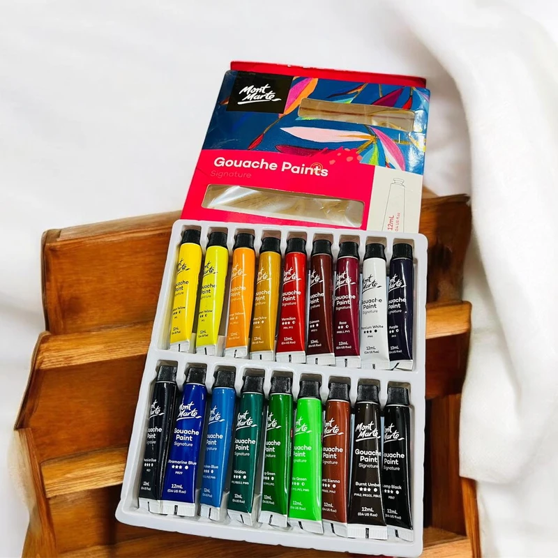Mont Marte Gouache Paint 18color12ML Pack