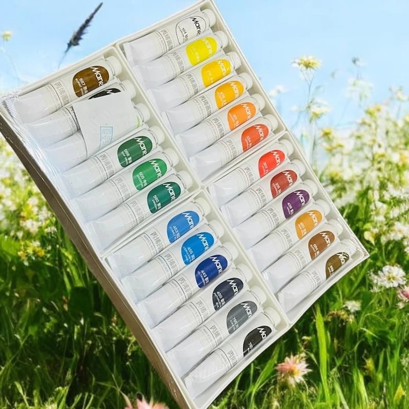 Marie's Acrylic Color 12MLx24 shades Paint set