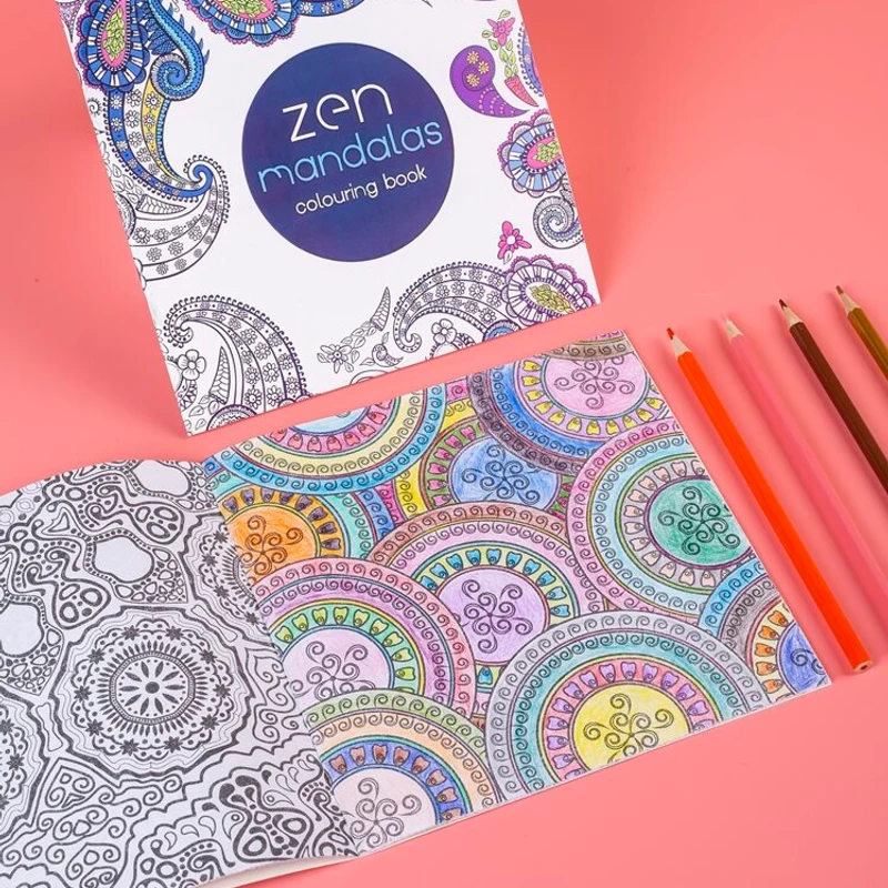 Zen Mandala Adult Coloring Book