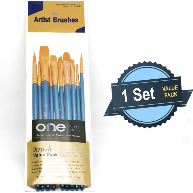 Keep Smiling Artists Brush Set 9pcs