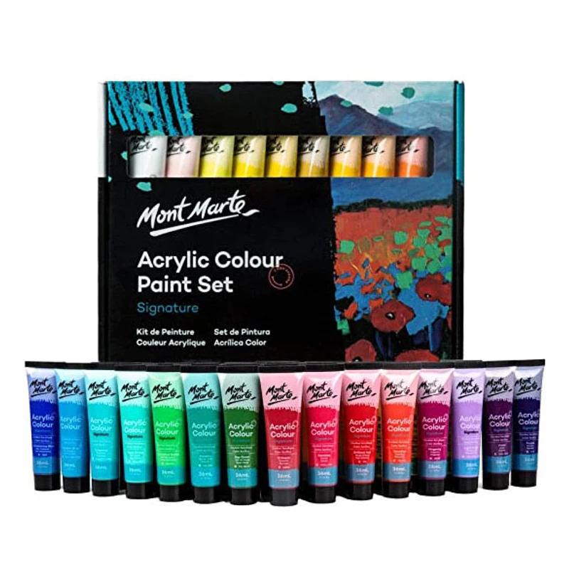 Mont Marte Signature Acrylic Paint Set 36 ML x 36 colors