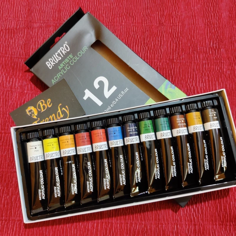 Brustro Acrylic Color Set 12ML x 12