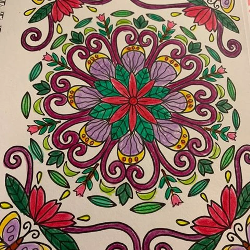 Adult Coloring Book for Stress Relief & Creativity | Best Selection in Bangladesh