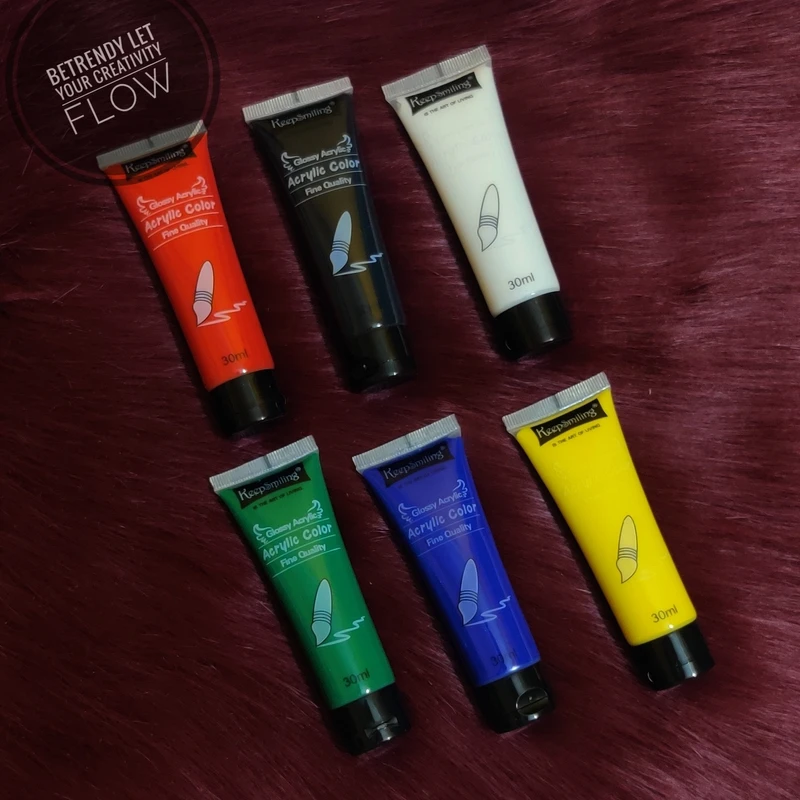 Keep Smiling Acrylic Color 6 shades 30ML set
