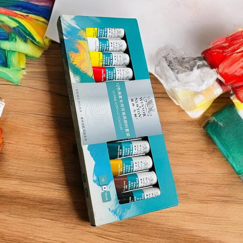 Winsor & Newton Acrylic Paint 12x12ML set