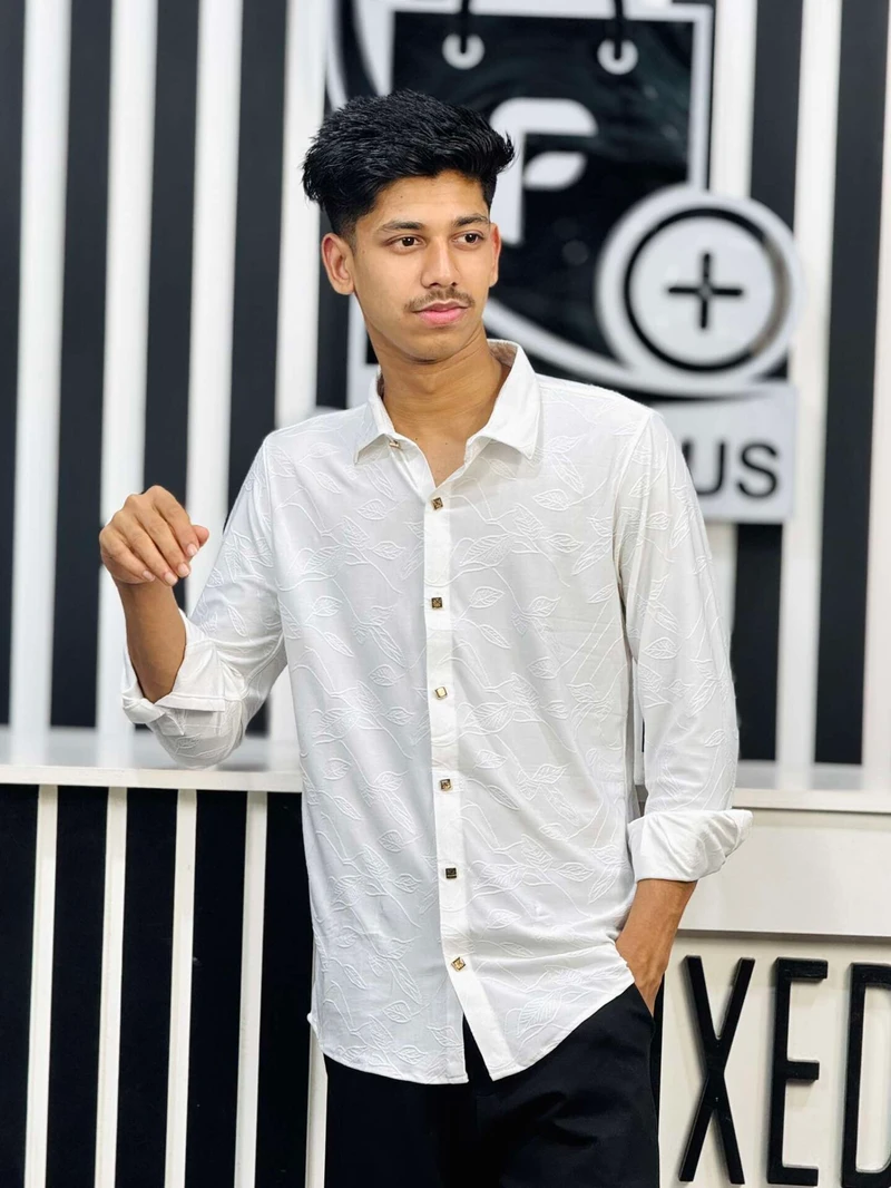 Chinese High Spandex Casual Shirt 22