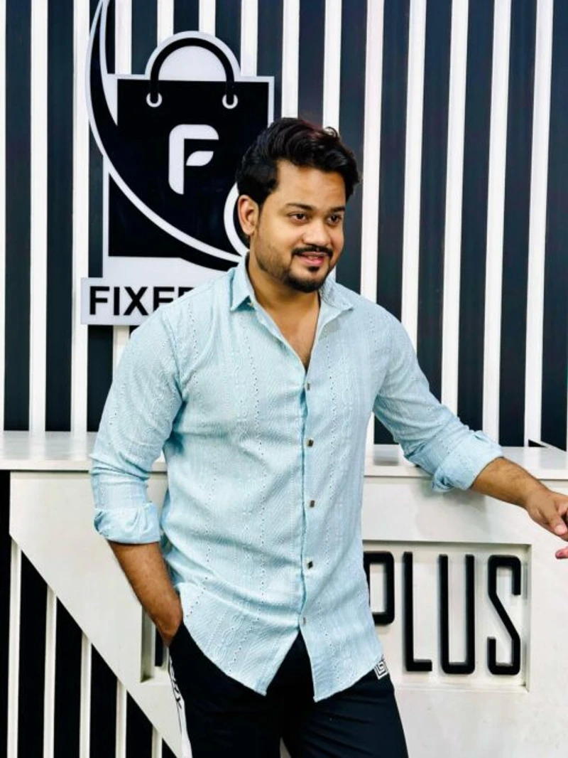 Chinese Spandex Shirt (Light sky)