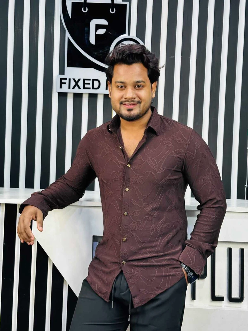 Chinese High Spandex Casual Shirt 27 - Image 1