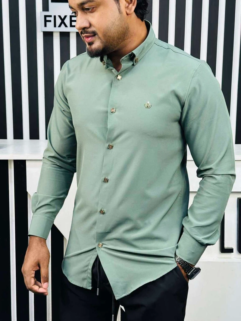 Formal Shirt Olive