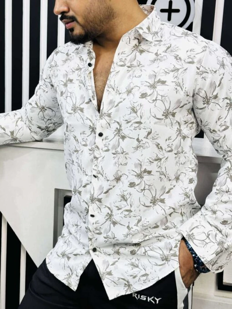 China Bamboo Print Shirt 270