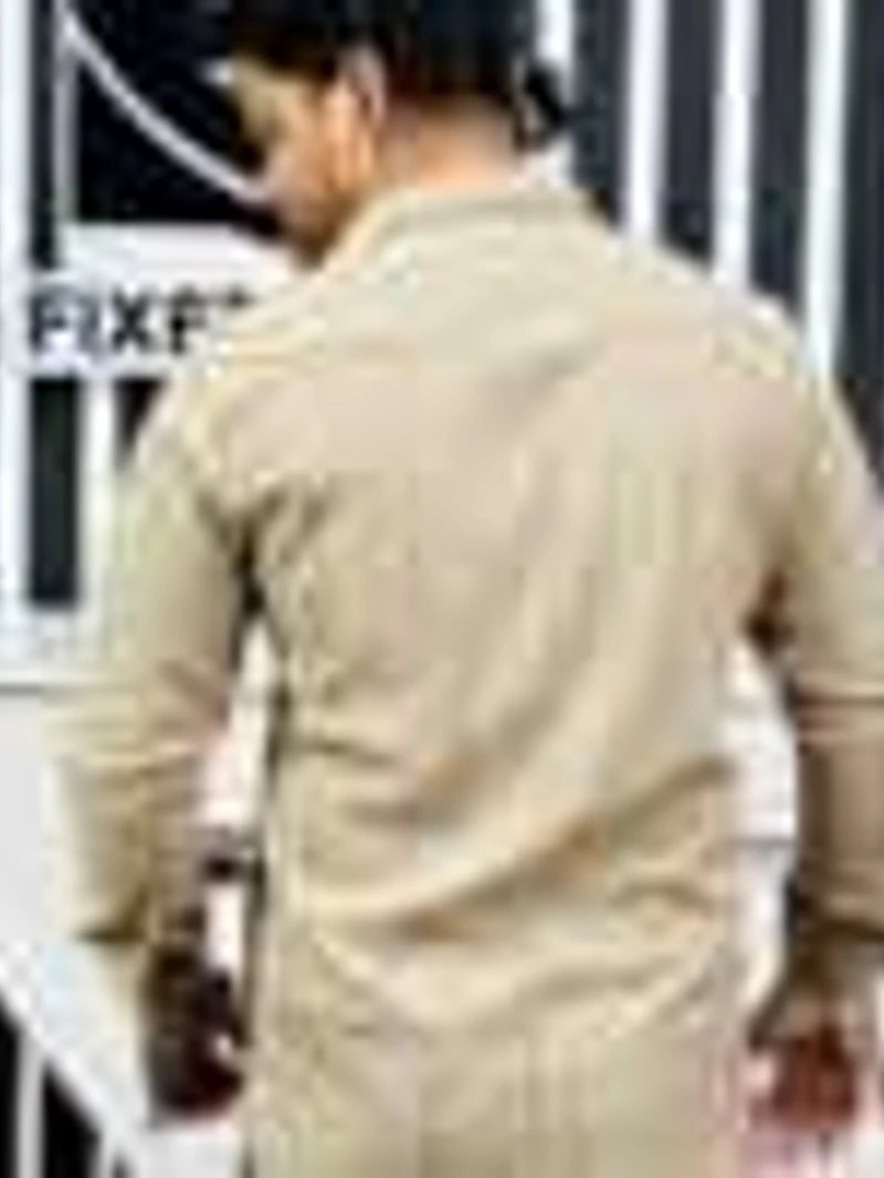 Chinese Spandex Shirt (Coffee)