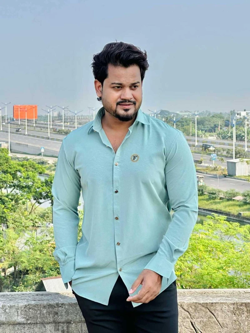 𝗦𝘁𝗼𝗻𝗲 𝗪𝗼𝗿𝗸 𝗙𝘂𝗹𝗹 𝗦𝗹𝗲𝗲𝘃𝗲 𝗦𝗵𝗶𝗿𝘁(Light Olive)