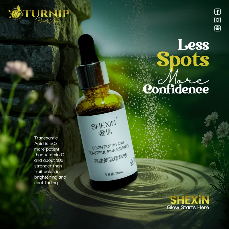 SHEXIN Brightening & Skin Perfecting Serum – 30ml - Image 3