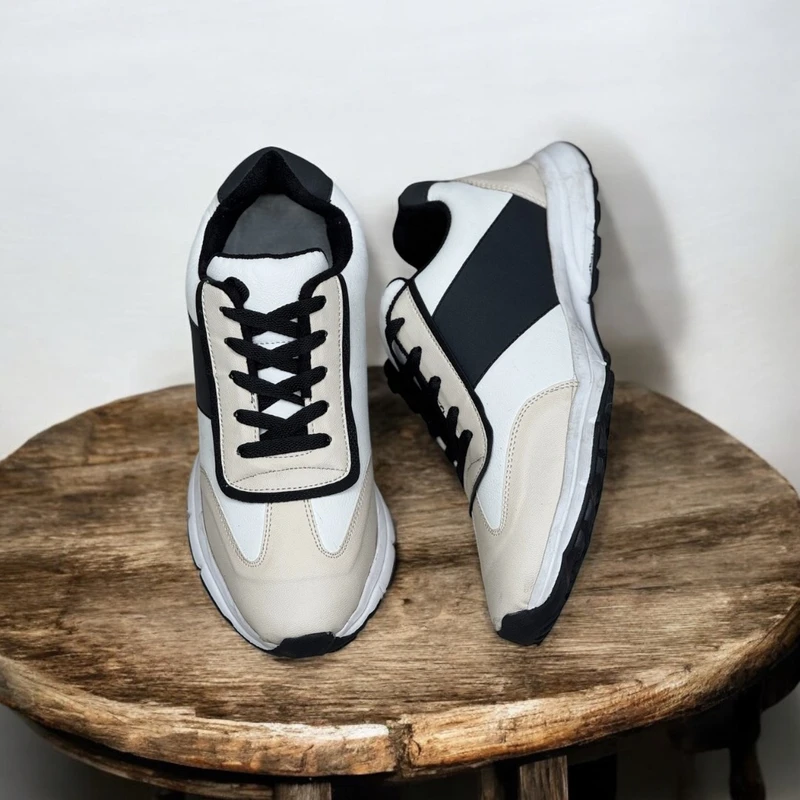 Uneakers Men's Sneakers Black Step Cream