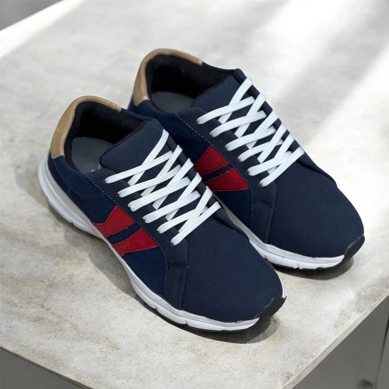 Uneakers Men's Premium Sneakers Double Step Red