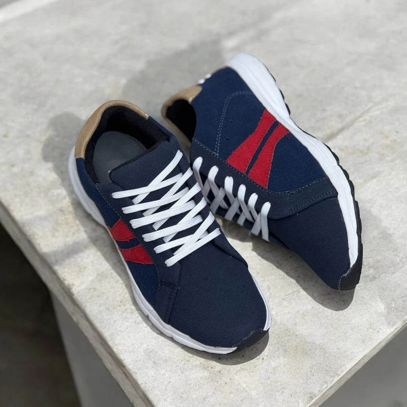 Uneakers Men's Premium Sneakers Double Step Red