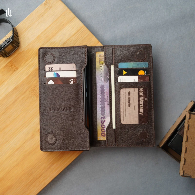 Jason Long Wallet – Chocolate