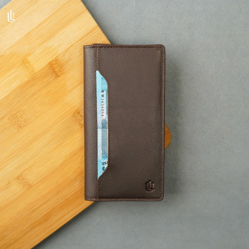 Jason Long Wallet – Chocolate