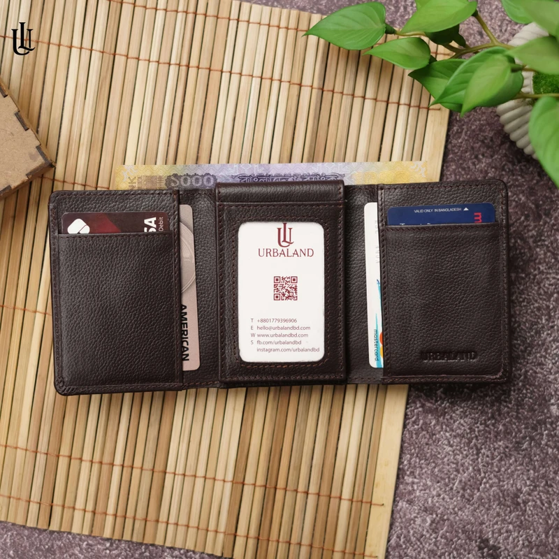 Edd Trifold Wallet – Chocolate
