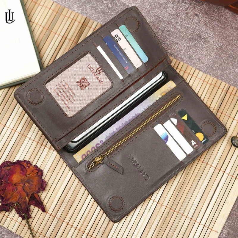 Kane Long Wallet V2 – Chocolate