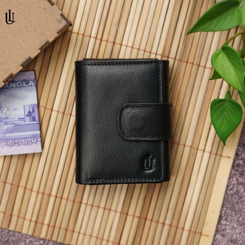 Edd Trifold Wallet – Black