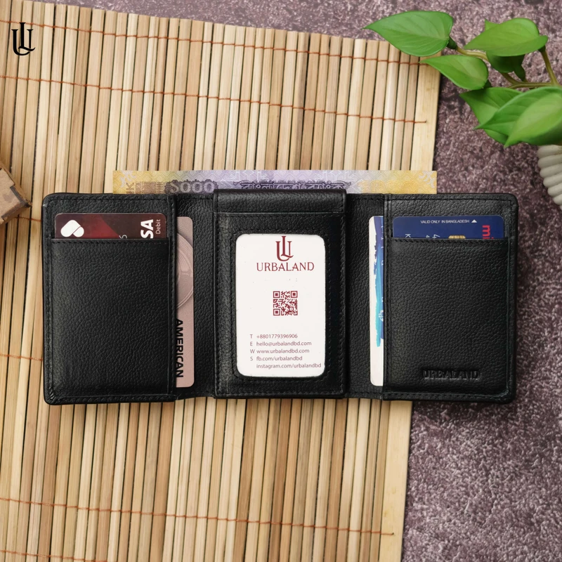 Edd Trifold Wallet – Black - Image 6