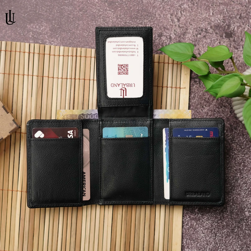 Edd Trifold Wallet – Black - Image 7