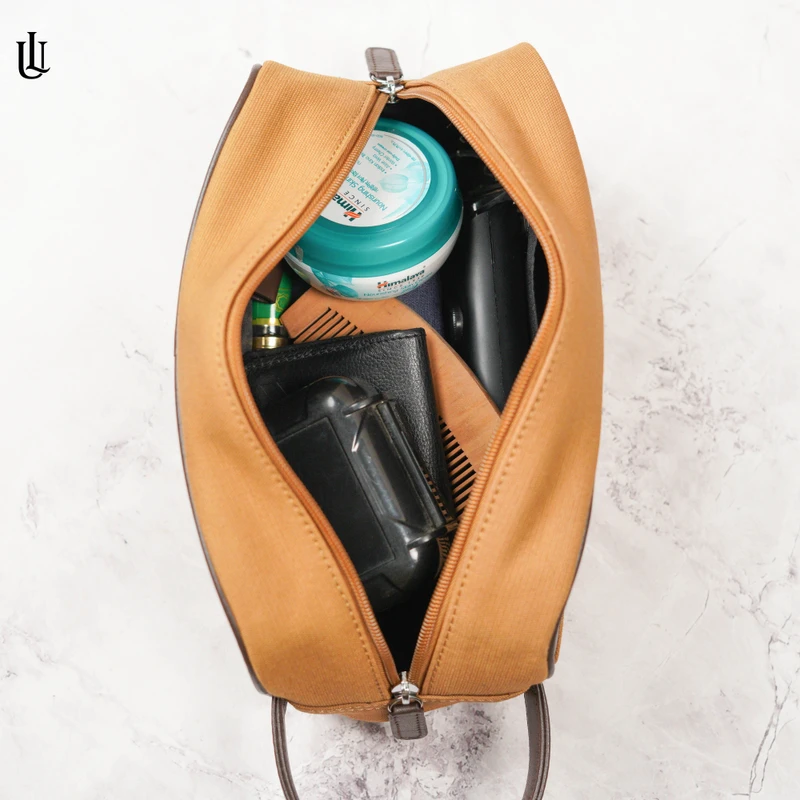 Toby Pouch Bag – Mustard Brown - Image 5