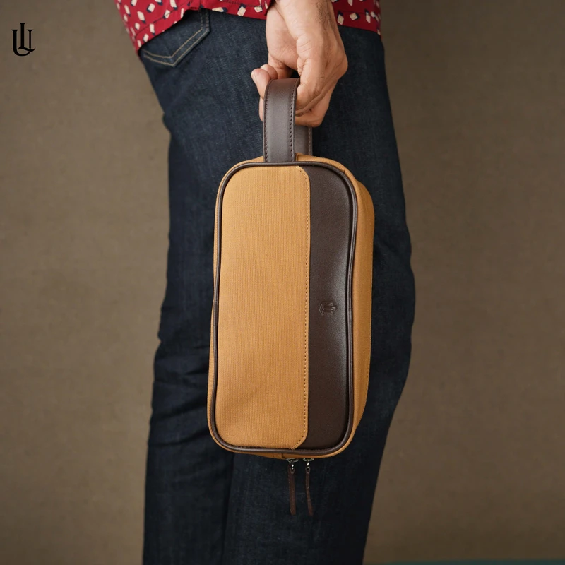 Toby Pouch Bag – Mustard Brown - Image 8