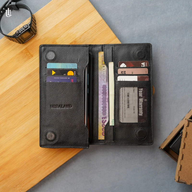 Jason Long Wallet – Black