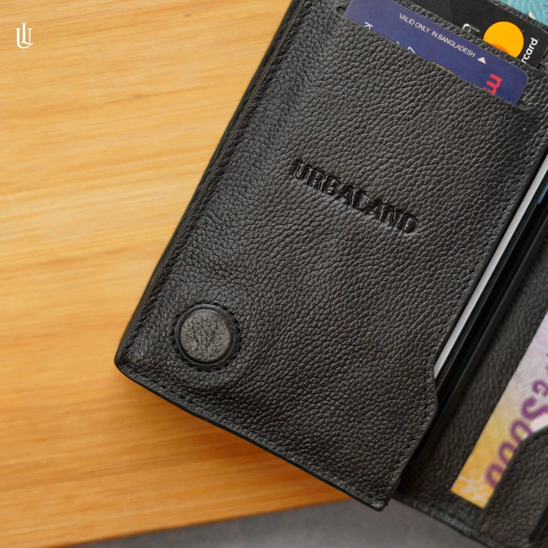 Jason Long Wallet – Black - Image 4