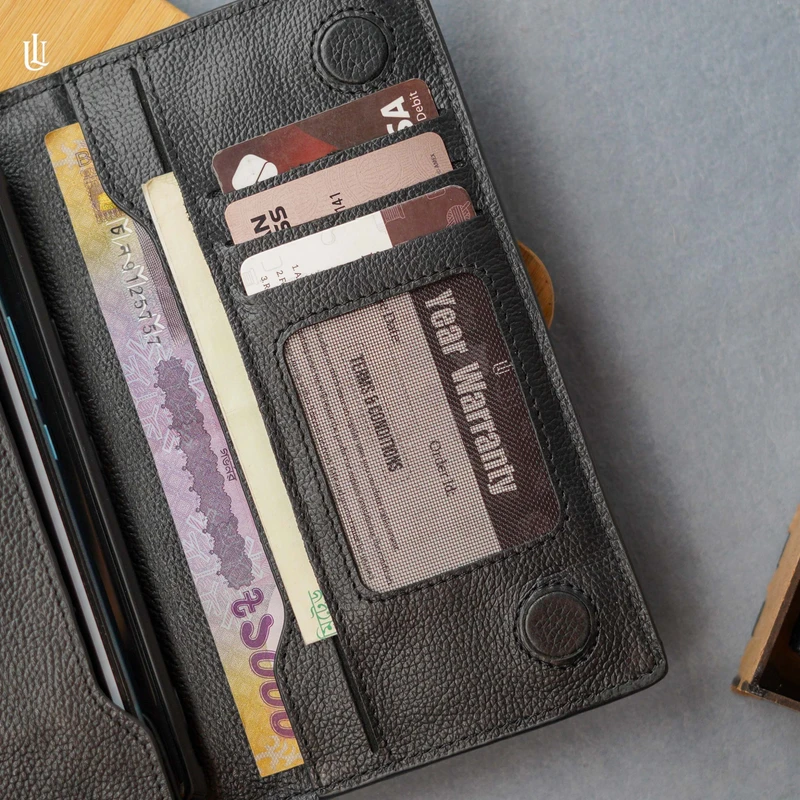 Jason Long Wallet – Black - Image 5