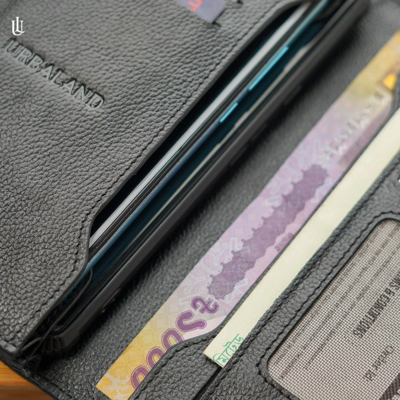 Jason Long Wallet – Black - Image 6