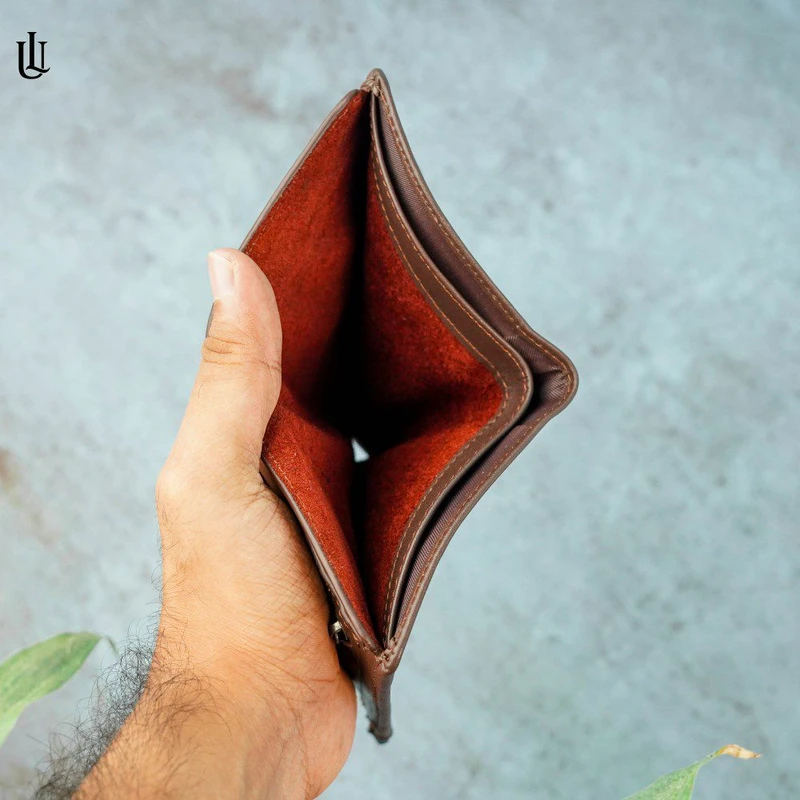 Tucker Hybrid Wallet (License Card Holder + Moneybag) – Chocolate - Image 6