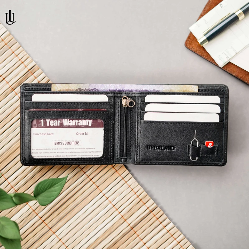 Reed Bifold Classic Wallet Black - Image 1