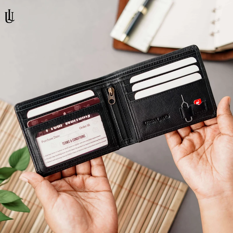 Reed Bifold Classic Wallet Black - Image 5