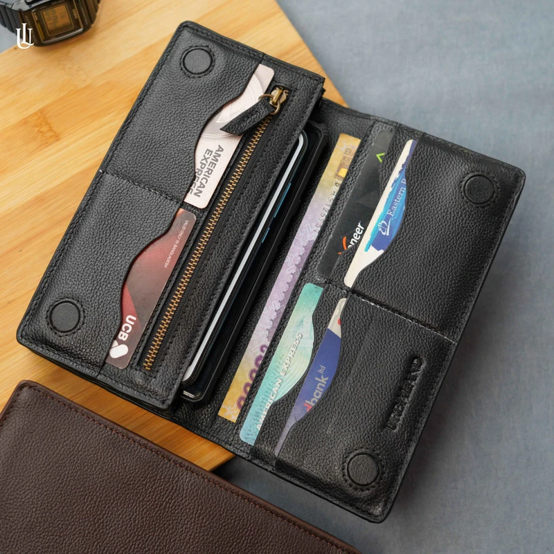 Wane Long Wallet – Black - Image 6