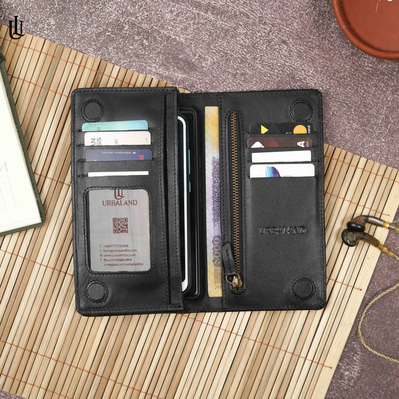 Kane Long Wallet V2 – Black