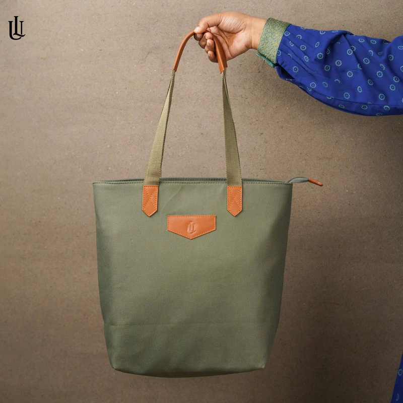 Luna Tote Bag – Olive Green