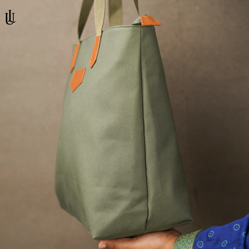 Luna Tote Bag – Olive Green