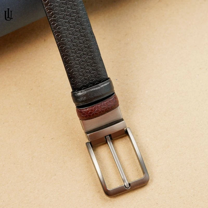 Axel Cube Pattern Belt – Dual Tone Moving Brockless - Image 3