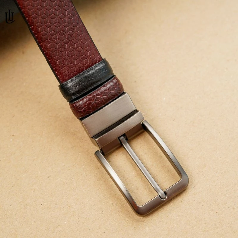 Axel Cube Pattern Belt – Dual Tone Moving Brockless - Image 4