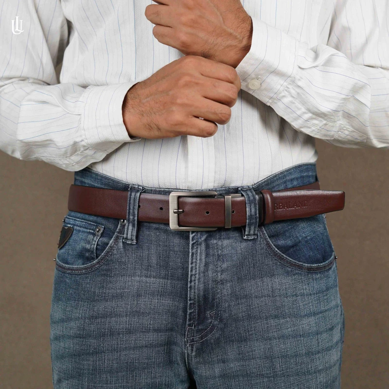 Axel Plain Belt – Dual Tone Moving Brockless - Image 4